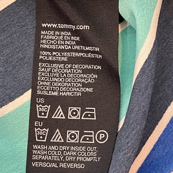 Calvin Klein Cap Multi Color Striped  Button Henley Top
Medium - Picture 12 of 12